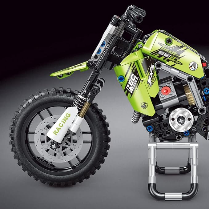 Mesiondy Motorcycle Toy Building Blocks KitStem Bricks SetsToys for Boys &amp AdultsBuild A Model Motorcycle (476 Pieces)………