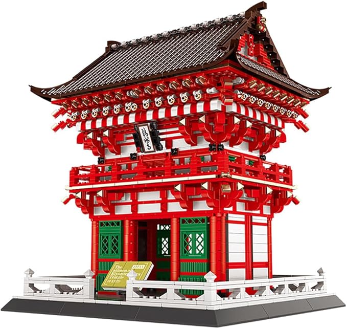 2409Pcs Kiyomizu Temple Japan Building Set World Landmark Architecture Model Collectible Toy for Kids and Adults