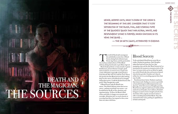 Renegade Game Studios Vampire Masquerade 5e Blood Sigils Sourcebook Thin-Blood Alchemy