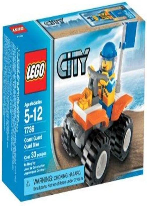 LEGO City Coast Guard Quad Bike 7736 Building Kit (33 Piece)