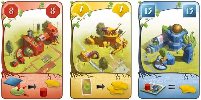 Ginkgopolis Board Game | Competitive Worker Placement Strategy Game for Adults and Kids | Ages 10+ | 1-5 Players | Average Playtime 45 Minutes | Made by Pearl Games
