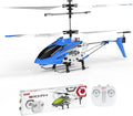 Cheerwing Remote Control HelicopterSYMA S107H Mini RC Helicopter with GyroAltitude Hold One Key Take Off/Landing for Adults Kids(Blue)