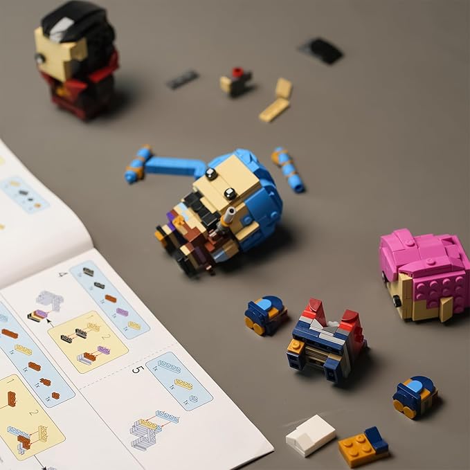 Game Anime Action Figure Building Set Compatible with Lego for AdultsHalloween Christmas Toys for Gaming Fan Desk Decor 589pcs