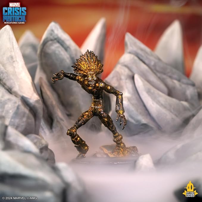 Marvel: Crisis Protocol Sunspot &amp Warlock Character Pack - Tabletop Superhero Game Strategy Game for Kids &amp Adults Ages 14+ 2 Players 90 Min Playtime Made by Atomic Mass Games