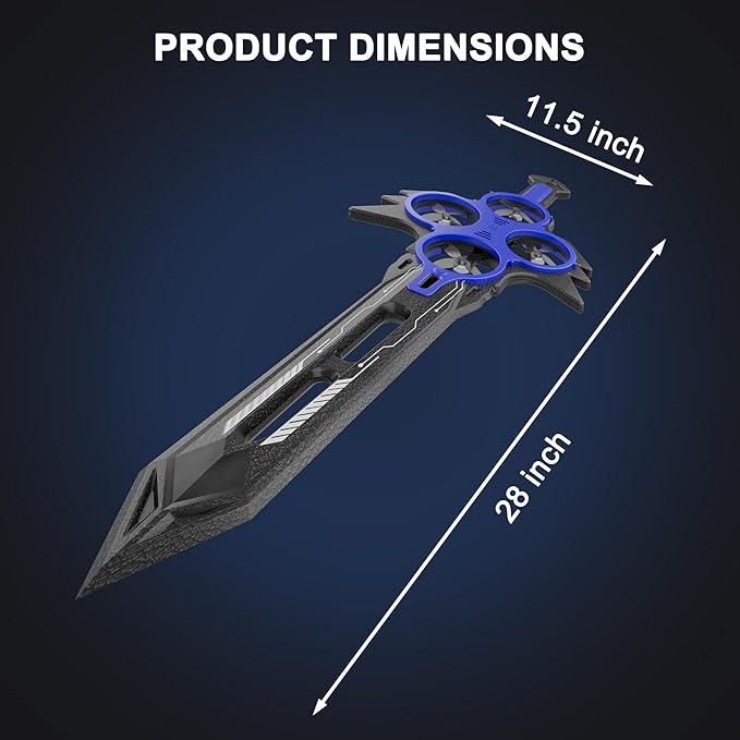 Flying Sword RC Airplane Flying Dagger Remote Control Airplane Drone for Kids Adults 8-16 Gesture Control Planes with 360° Flip Fighter Jet Toy Stunt Roll Gifts for Kids Boys Girls Large