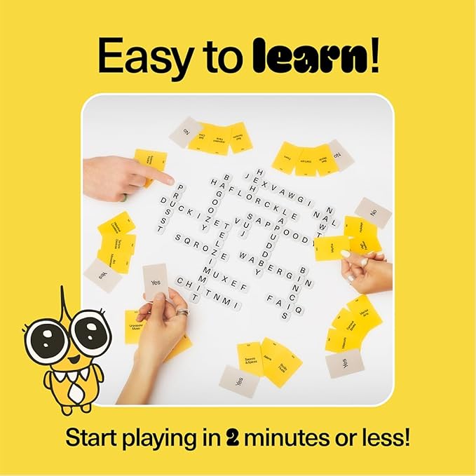 The Game of Made-Up Words. Viral Funny Party Word Board Game for Adults Teens and Kids 14+. Easy to Learn (Base Edition)