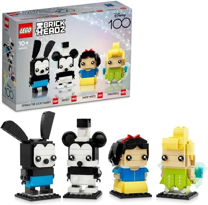 LEGO BrickHeadz Disney 100th Celebration Mickey Mouse Snow White Tinkerbell &amp Oswald The Lucky Rabbit