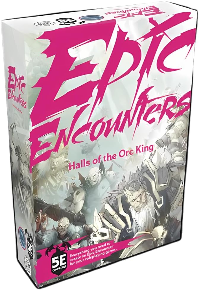 Steamforged Games Epic Encounters Caverns of The Frost Giant and Halls of The Orc King Bundle (2 Items)