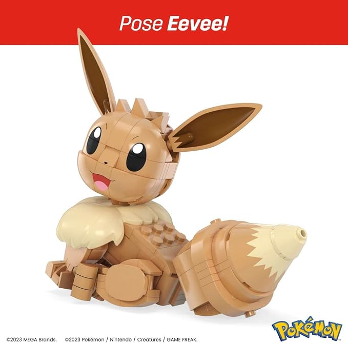 MEGA Pokémon Building Toy Kit Build &amp Show with 3 Action Figures (583 Pieces) for Kids