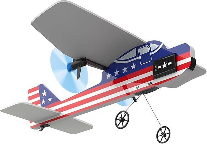 Remote Control Airplane Glider for Kids &amp Adults - 2.4GHz Long Range Auto-Balancing &amp Durable MPP Material RC Glider Plane - Easy to Fly Beginner-Friendly Outdoor Flying Toy Gift