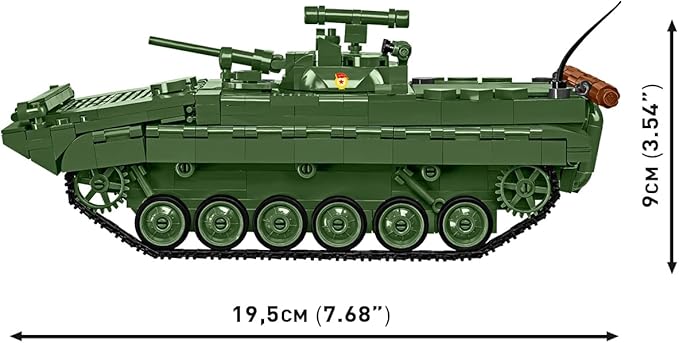 COBI Armed Forces BMP-1 (Boyevaya Mashina Pekhoty 2-in-1 DDR/RUS) Building Set 758 Pieces