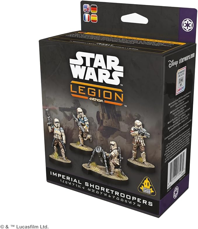 Asmodee Star Wars: Legion Imperial Shoretroopers - Corps &amp DF-90 Mortar Detachment Tabletop Miniatures Game Strategy Game for Kids and Adults Ages 14+ 2 Players 3 Hour Playtime