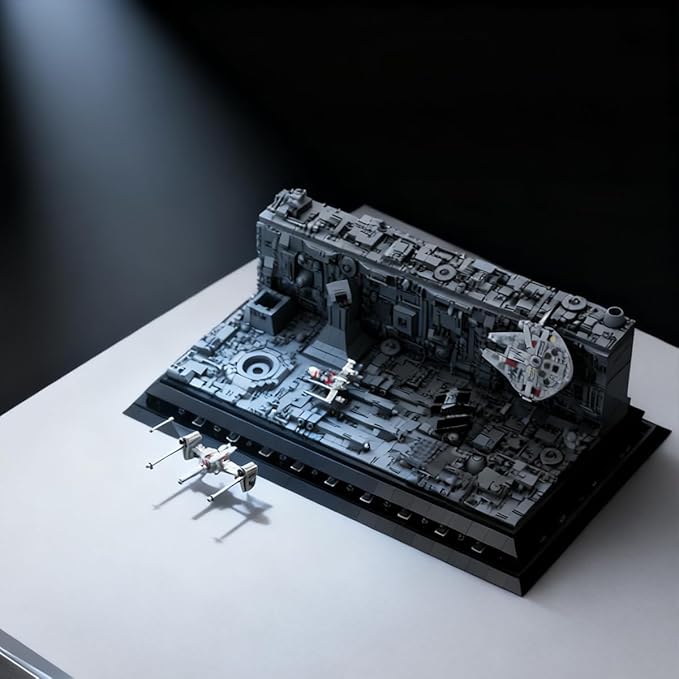 Micro Space War View Building Block SetCreative Activity Hobbies Display for Teens &amp AdultsMOC Dead Star Trench Battle Bricks Creative Hobby &amp Home Decor(3858 Piece)