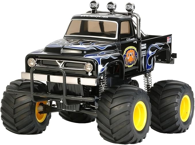Tamiya TAM58547 The Midnight Pumpkin Black Edition 1/12 Monster Truck Kit Brown