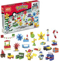 MEGA Pokémon Building Toys Set Holiday Calendar with 202 Pieces 2 Poseable Characters and Accessories for Kids