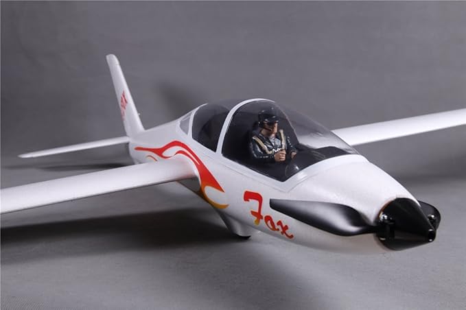 Fms 2300mm Fox Glider V2 RC Airplane 5-CH Remote Controlled Aircraft (91.4) Wingspan with Flaps PNP (No Radio Battery Charger)