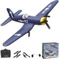 RC Plane F4U Remote Control Airplane 2.4GHz 3 Channel Fighter with 6 Axis Gyro Stabilizer Easy to Fly for Adults Beginners