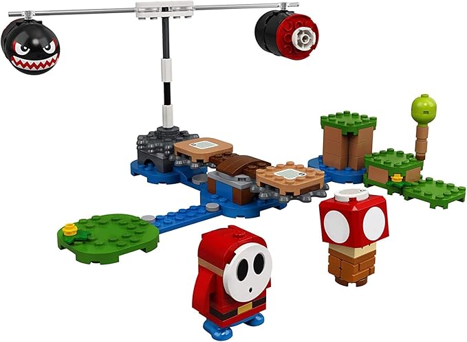 LEGO Super Mario Boomer Bill Barrage Expansion Set 71366 Building Kit Toy for Kids to Add to Their Super Mario Adventures with Mario Starter Course (71360) Playset (132 Pieces)