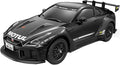 1/16 Scale RC Drift Car MN-268 RWD Mini RC Vehicles Model with Gyro Spare Tires &amp LED Lights for Adults Hobby Toy Gifts (Black)