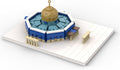 sterope Dome of The Rock Building Blocks Set Islamic Architectural Model Bricks Toys for Kids Muslim Gifts for Kids AdultEducational Toy Building Set for Kids Eid al Fitr Gift