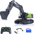 TOUCAN RC HOBBY US in Stock 1/14 Rc Excavator 593 Huina Model Car Battery 2.4G Remote Control 22Ch for Ages 14+