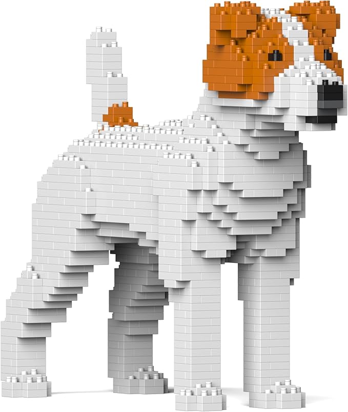 JEKCA Jack Russell Terrier 01S-M01 | Dog Plastic Building Blocks | Age 14+