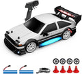 1:24 Scale RC Drift Car 30KM/H 4WD 2.4GHz Remote Control Cars with LED Light Racing and 4 Drifting Wheels High Speed RC Racing Cars Perfect Toy Gift for Teen Adults