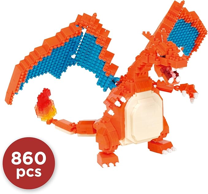 nanoblock - Pokémon - Charizard Deluxe Edition Pokémon Series Building Kit