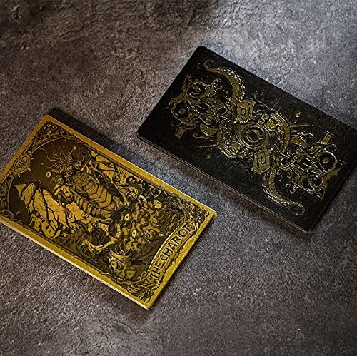 Cthulhu Poker Cards Collection Playing Cards Rare Limited Poker Cards Gift for Men or Women Great for CardistryCard Games and Party (Gold foil a Set)