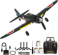 A6M Zero WW2 RC Airplane for Adults - 4CH Remote Control Warbird Fighter with 6-Axis Gyro Aerobatic Park Flyer Ready to Fly Gift for Teens 14+