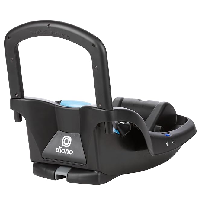 Diono LiteClik30 R and RX SafePlus Base Stay-in-Car Base for Second Vehicle Compatible with LiteClik30 R and RX SafePlus Car Seats Features Steel Anti-Rebound Bar (Black)