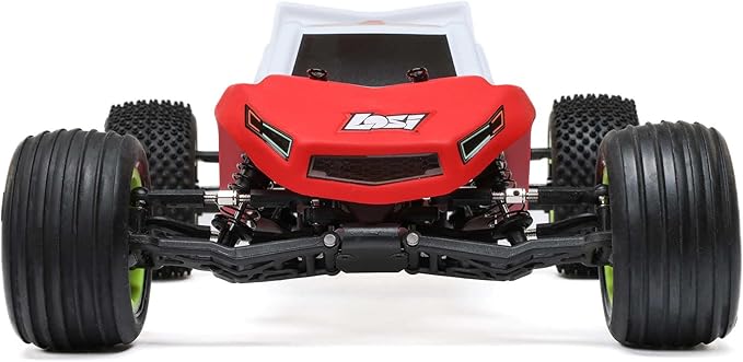 Losi 1/18 Mini-T 2.0 2S 2 Wheel Drive RTR Brushless Stadium Truck Battery &amp Charger Included Red LOS-1056T1