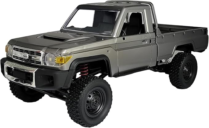 1/12 Scale RC Crawler MN-82 Pro RTR RC Truck LC79 4x4 Off Road Vehicles 2.4GHz RC Rock Car with LED Lights for Adults Hobby Toys (Gray)