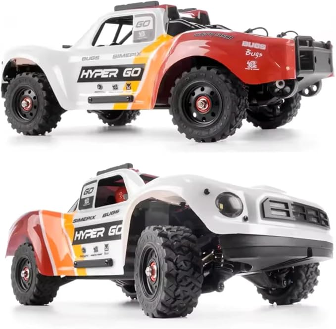 Brushless RC Car MJX Hyper Go 14211 1:14 Scale 70km/h High Speed RC Truck 4WD For Adults 4X4 Off Road RC Truck 2.4Ghz Remote CNC Chassis &amp Oil Shocks Electric Powered Fast Remote Control Car