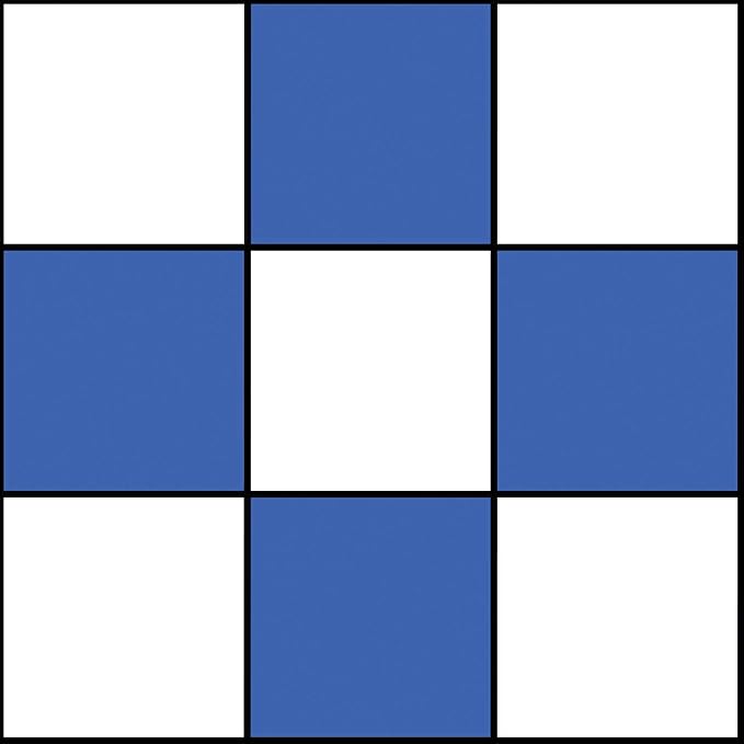 Bobby Fischer Tournament Roll Up Travel Chess Board - 20 inches - Mousepad Style with Blue Squares by WE Games