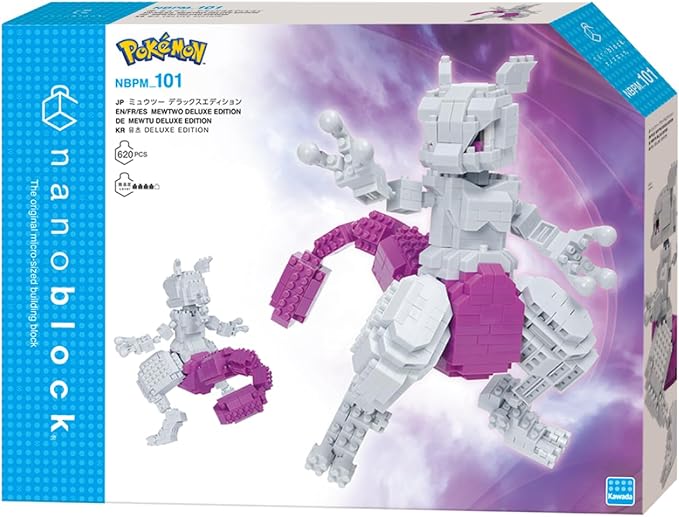 nanoblock - Pokémon - Mewtwo Deluxe Edition Pokémon Series Building Kit