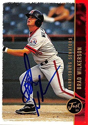 Autograph Warehouse 244935 Brad Wilkerson Autographed Baseball Card - Montreal Expos44 FT 1999 Just Minors - No. 248 Rookie