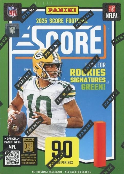 2025 Panini SCORE Football EXCLUSIVE HUGE 90 Card Factory Sealed Blaster Box Including (24) ROOKIES (5) PARALLELS (18) INSERTS &amp #’d PARALLEL! Look for Travis Hunter Jaxson Dart Cam Ward &amp