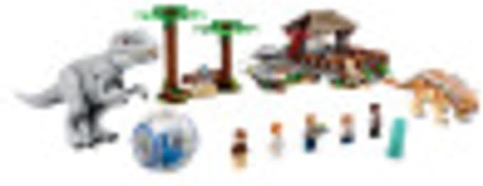 LEGO Jurassic World Indominus rex vs. Ankylosaurus 75941 Awesome Dinosaur Building Toy for Kids Featuring Jurassic World Character Minifigures for Hours of Creative Fun (537 Pieces)
