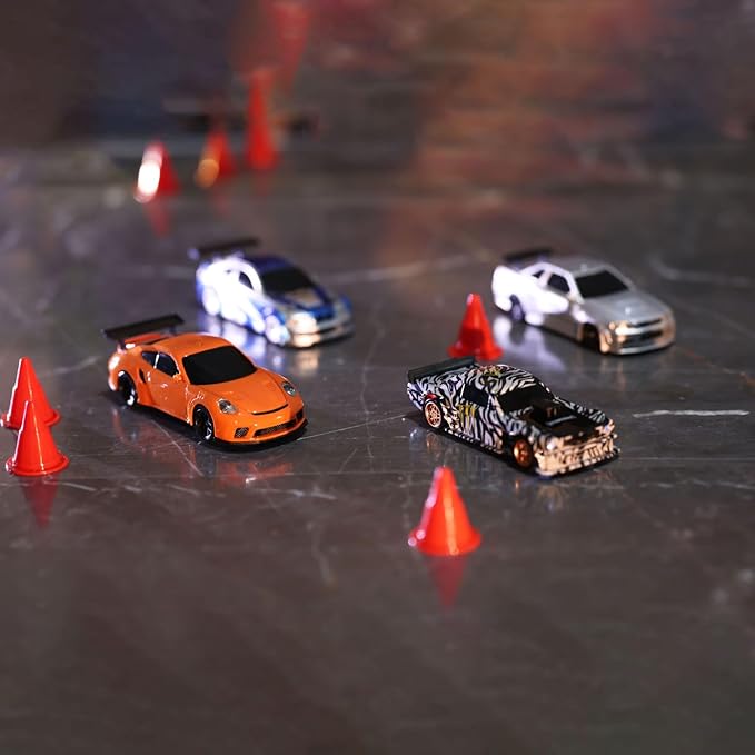 TOUCAN RC HOBBY 1/43 Radio Control Drift Car 4WD RC 2.4g Mini Race Car High Speed Model Without a Gyro for Ages 14+
