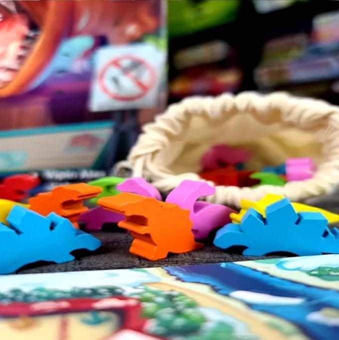 Ankama - Draftosaurus - Jeu de Base - Rédaction de Cartes - Lancer de Dés - Sélection d'Actions Simultanées - Jeu de Stratégie - Déroulement Rapide - Français - 2 à 5 joueurs - ANK9551