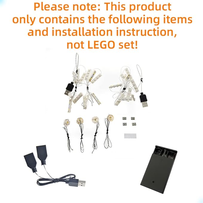 LED Light Kit Compatible with Lego 10256 Taj Mahal (Ver.2017) - Lighting Set for Creator Building Model (Model Set Not Included)