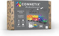 CONNETIX Magnetic Tiles Rainbow Transport Pack 50 Pieces