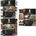 Mythic Games 6: Siege The Board Game Bundle: Concrete City - Map Pack 1 Dead End - Map Pack 2 Sand and Dust - Map Pack 3 (3 Items)