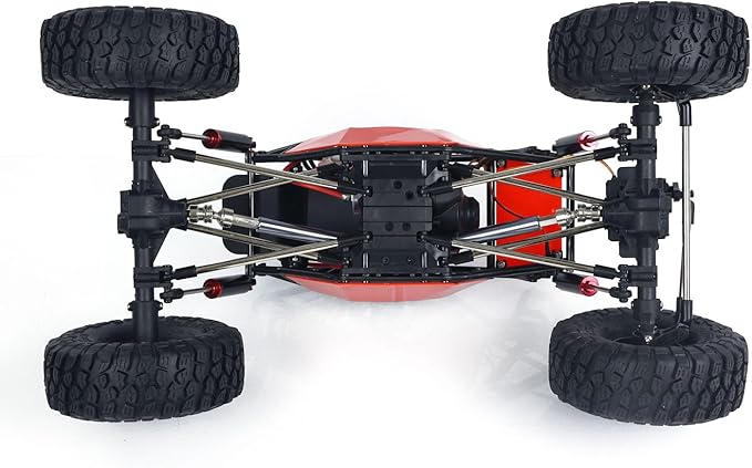 RTR RC 1/10 8504R Off-Road Car 4 * 4 Remote Control Rock Crawler Electric Truck Top Speed 35 km/h 15KG Servo Metal Shock Absorber 2500mAh Lipo Hobby Model for Adult