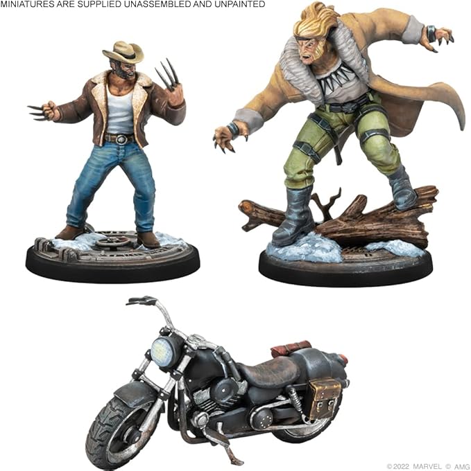 Marvel: Crisis Protocol Weapon X Program RIVAL PANELS - The Deadly Rivalry Unleashed! Tabletop Superhero Game Ages 14+ 2 Players 90 Minute Playtime Made by Atomic Mass Games