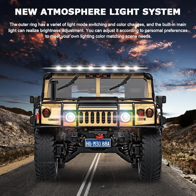 TOUCAN RC HOBBY HG 4x4 RC Off-Road Vehicle P415A Pro Pick-up for 1:10 Crawler Sound Light for Ages 14+