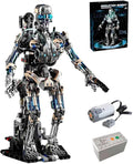 Mechanical Skeleton Robot Building Block Toy 692+Pieces Twistable Body and Poseable Design can be Driven by Hand or Motor Creative STEM Toy for Kids and Adults
