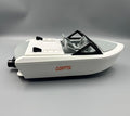 CLORPTYSL Jet Propulsion RC Boat Mini Yacht-Style Remote Control Boat with Enclosed Drive System Waterproof Electric Boat for Pool &amp Lake