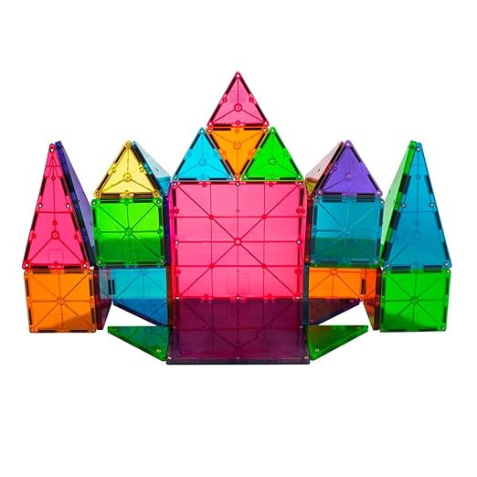 MAGNA-TILES Classic 32-Piece Magnetic Construction Set The ORIGINAL Magnetic Building Brand